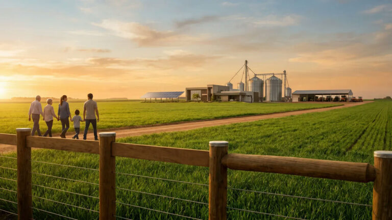 Fazenda gerida com propriedade no modelo de Holding Rural